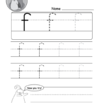 Lowercase Letter Tracing Worksheets (Free Printables Within Letter T Worksheets For Pre K