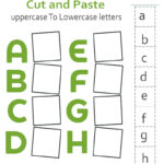 Match Uppercase To Lowercase Worksheets Regarding Letter Matching Worksheets Cut And Paste