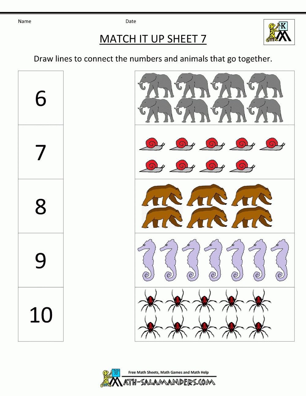 Matching Worksheets R Kindergarten Math Letters To Pictures inside Alphabet Match Up Worksheets