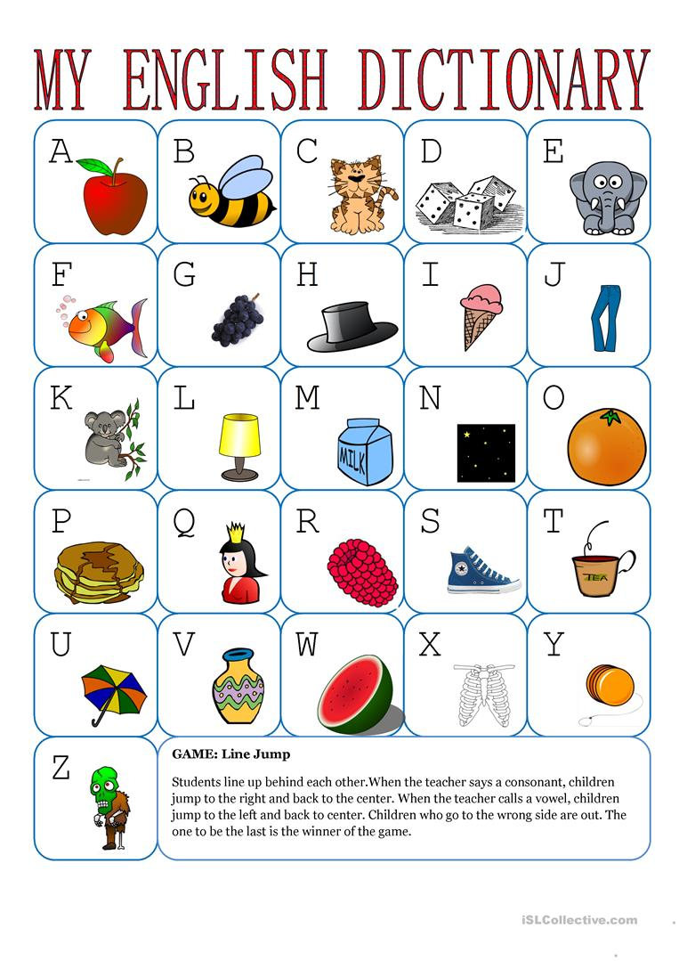 My English Alphabet - English Esl Worksheets for The Alphabet Worksheets Esl