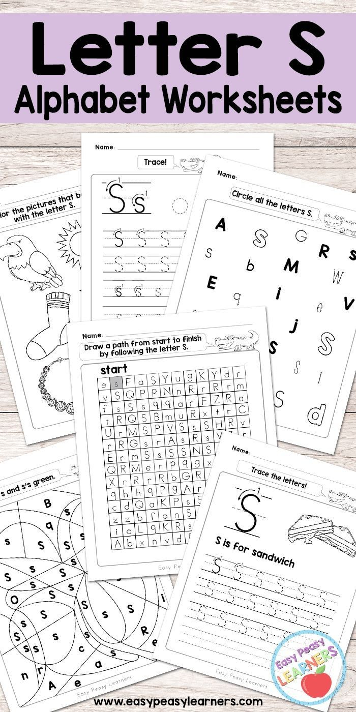 Papercraft Alphabet Free Printable Letter S Worksheets with Alphabet S Worksheets