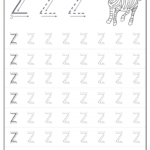 Pin On Kindergarten Tracing Letters Worksheets Intended For Letter Z Worksheets Free