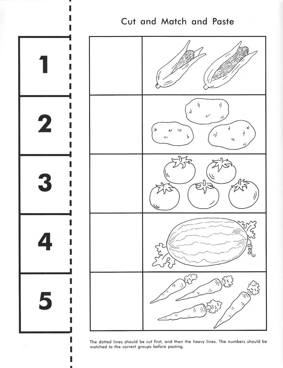 Pin On Pre-K Math in Letter Matching Worksheets Cut And Paste