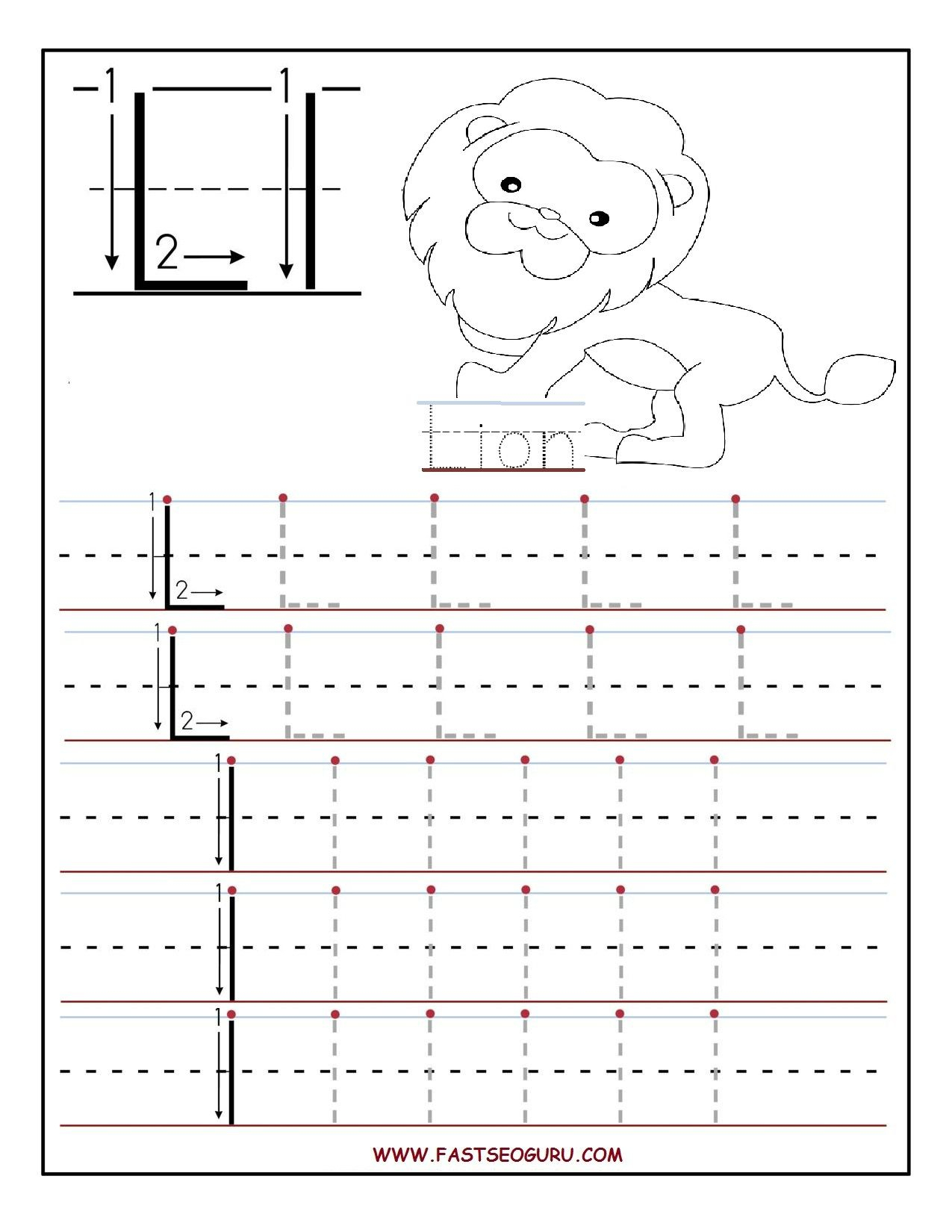 Pinvilfran Gason On Decor | Preschool Worksheets regarding Letter L Worksheets For Pre K