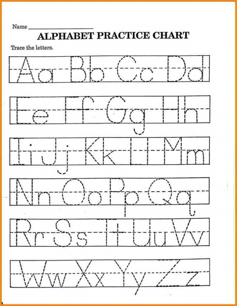 Pre K Math Worksheets Printable | Alphabet Tracing Throughout Alphabet Beginners Worksheets