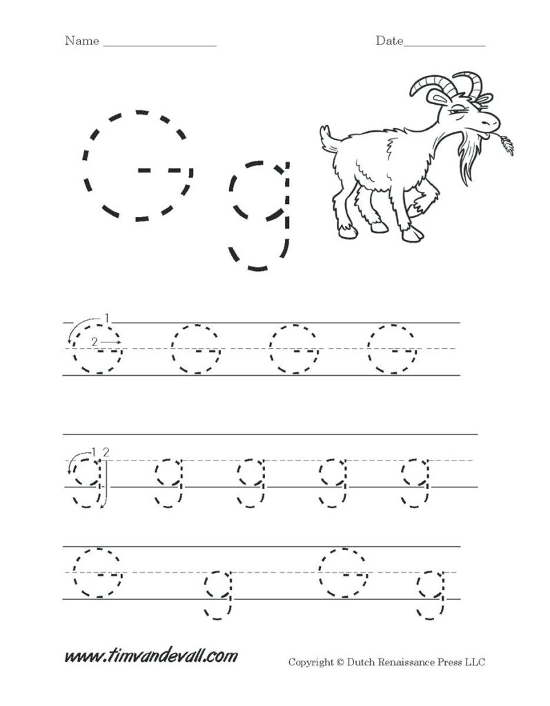 Preschool Coloring Pages Letter G – Giftedpaper.co In Letter G Worksheets For Toddlers