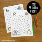 Printable Alphabet Letter Search And Find Pages   Frugal Fun In Alphabet Search Worksheets
