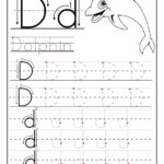 Printable Letter D Tracing Worksheets For Preschool | Pre K For Letter D Worksheets For Pre K