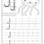 Printable Letter J Tracing Worksheets For Preschool For Within J Letter Worksheets