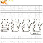 Printable Letter M Tracing Worksheets For Preschool Within Letter M Worksheets Cut And Paste