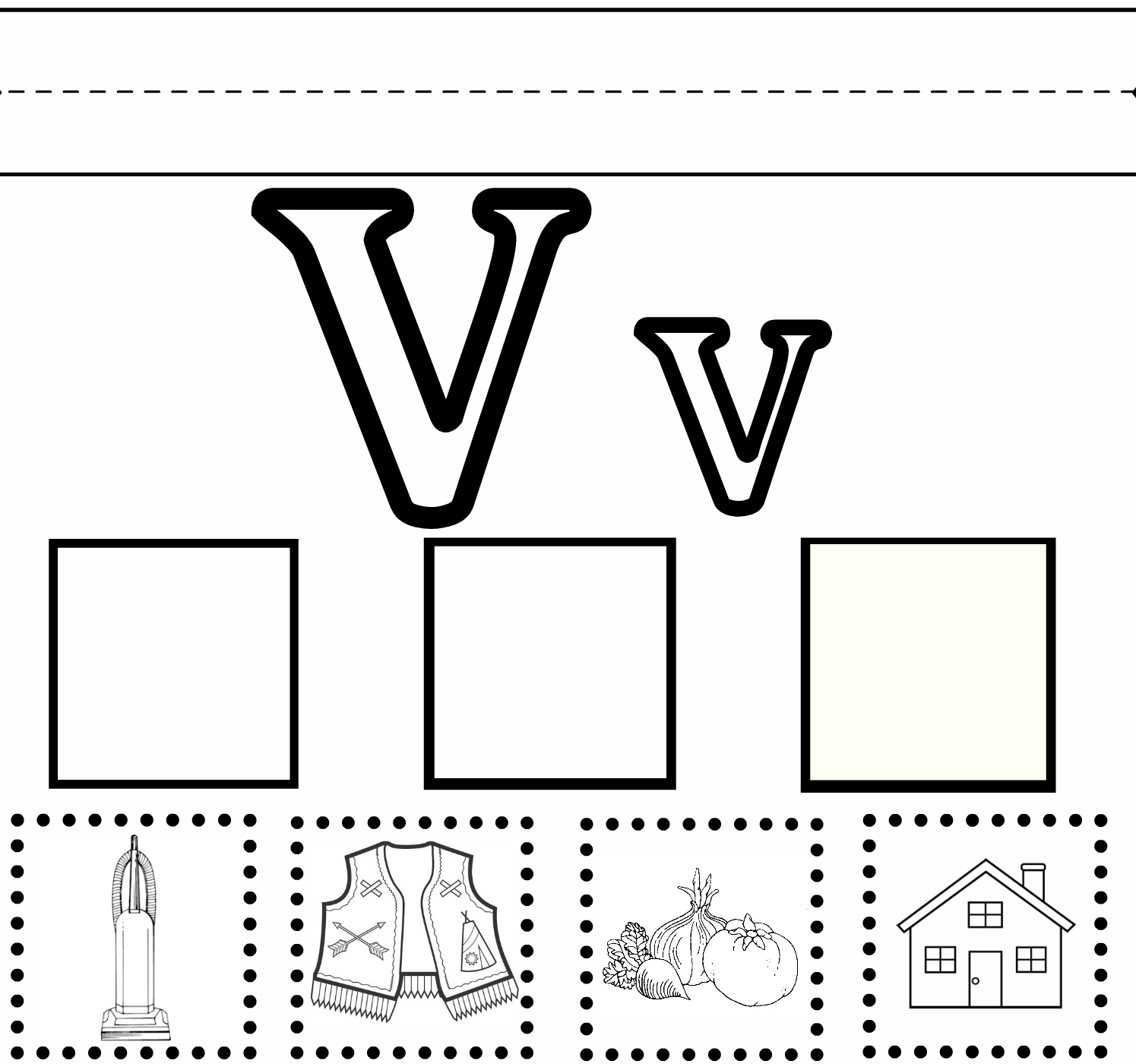 Printable | Sweet Benanna&sam intended for Letter V Worksheets Printable