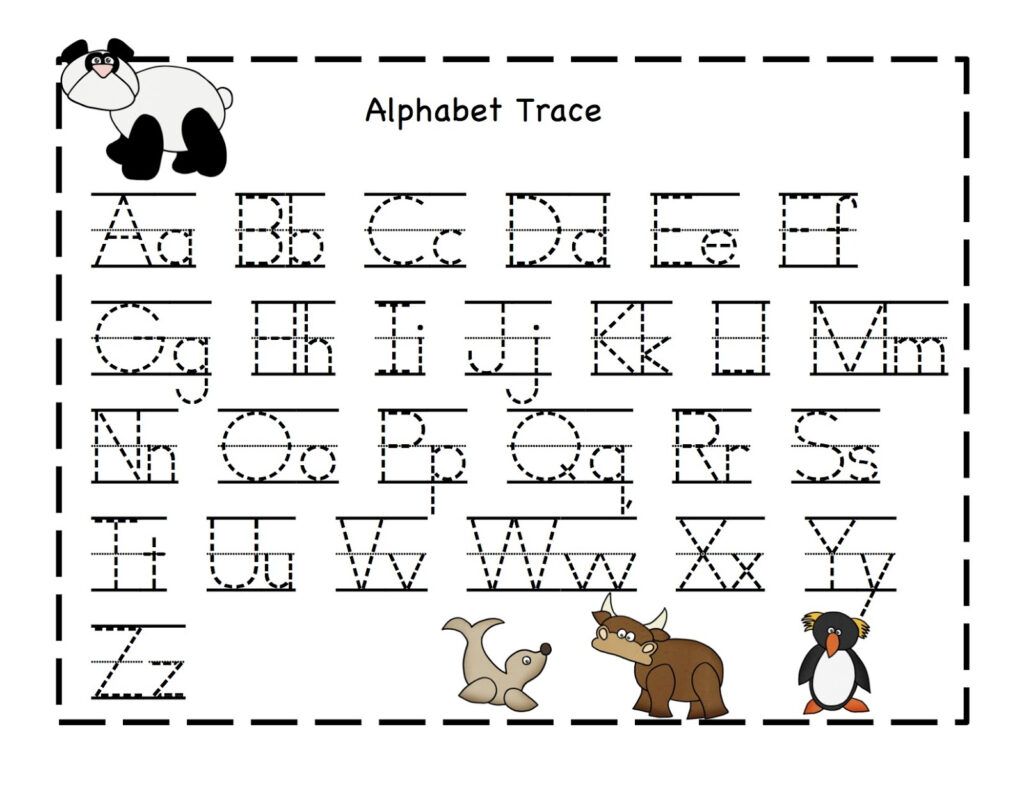 Printable Worksheets For Kindergarten On Alphabet Homework Intended For Alphabet Homework Worksheets