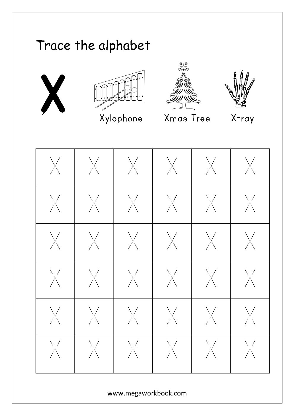 Ray Tracing Worksheet | Kids Activities with X Letter Worksheets