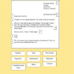 Review Personal Letter   Interactive Worksheet Within Letter Worksheets Review