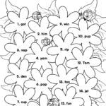 Short Vowel Worksheets For Kindergarten (Flowers Pdf Regarding Alphabet Recognition Worksheets Pdf