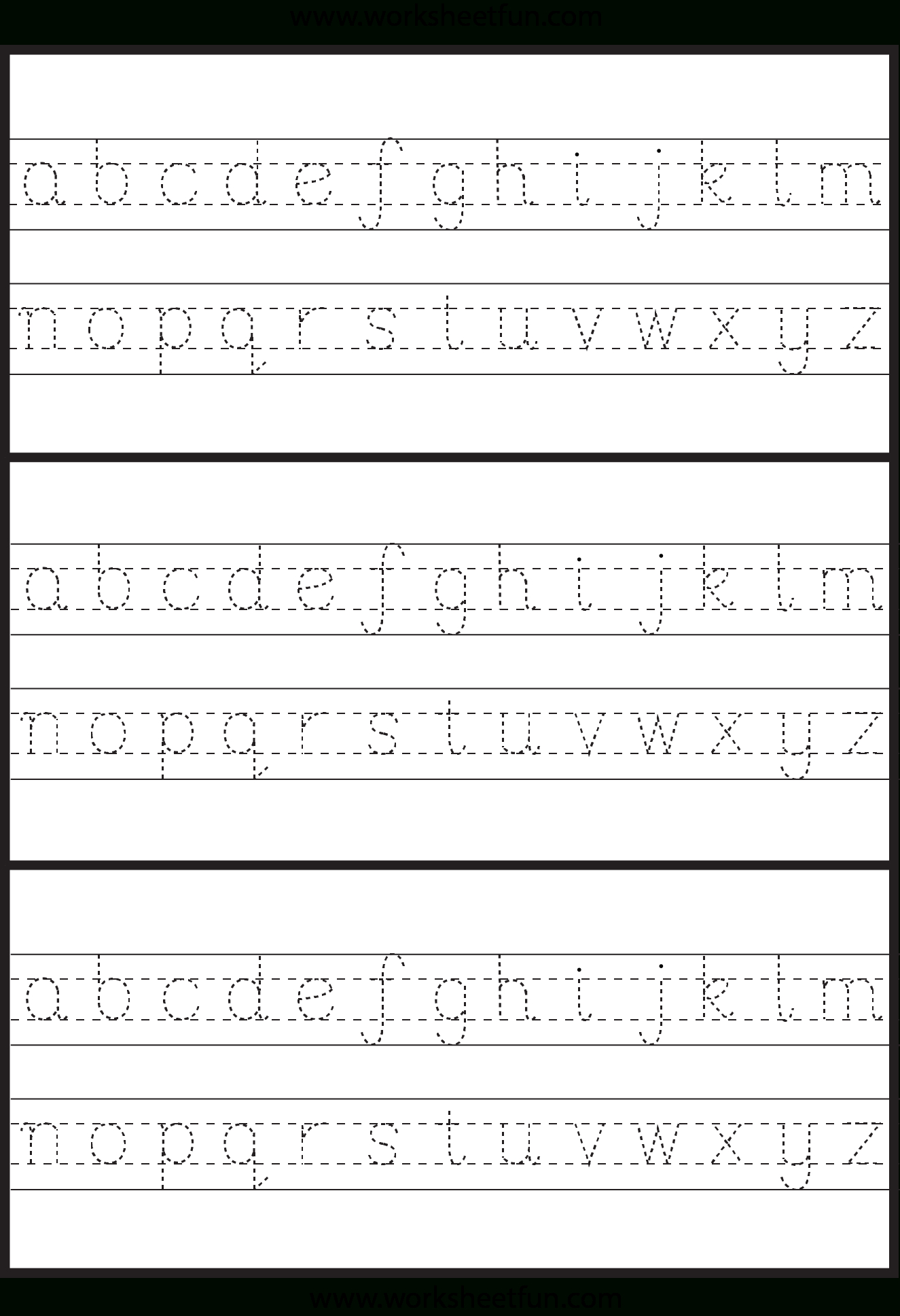 Write Your Alphabet Worksheet