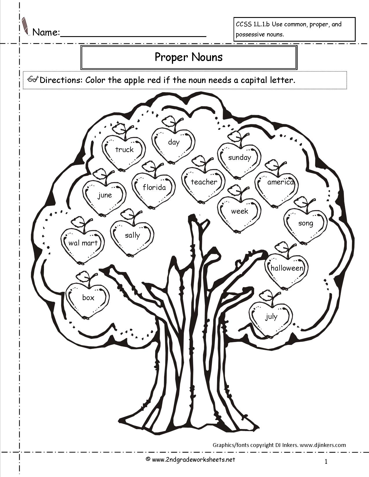 Teaching Worksheets For First Grade Printable 1St Reading for Letter L Worksheets For First Grade