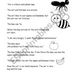 The A And B Story. Learn To Read With A Simple Story Using Pertaining To Alphabet Stories Worksheets