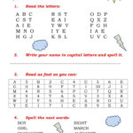 The Alphabet   English Esl Worksheets Pertaining To Alphabet Spelling Worksheets