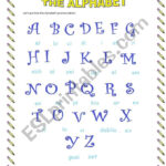 The Alphabet   Esl Worksheetyoselaina Throughout Alphabet Spanish Worksheets