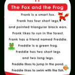 The Fox And The Frog Alphabet Stories Within Alphabet Stories Worksheets