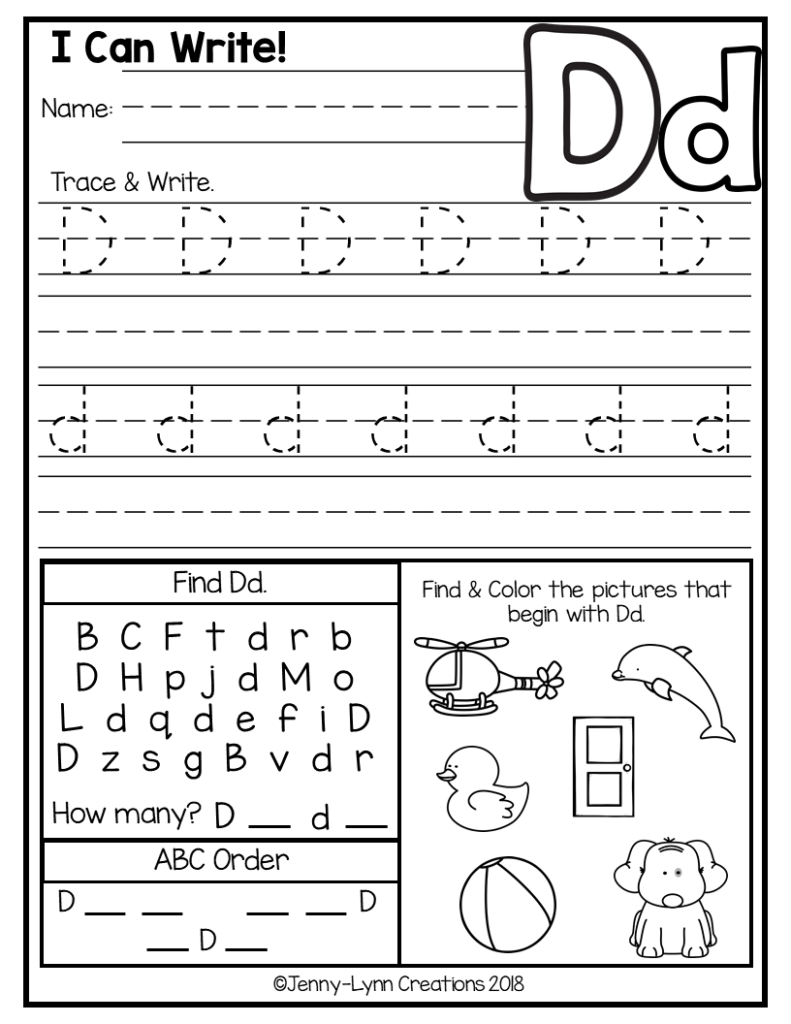 These Kindergarten Level Alphabet Worksheets Were Designed Intended For Kindergarten Alphabet Worksheets