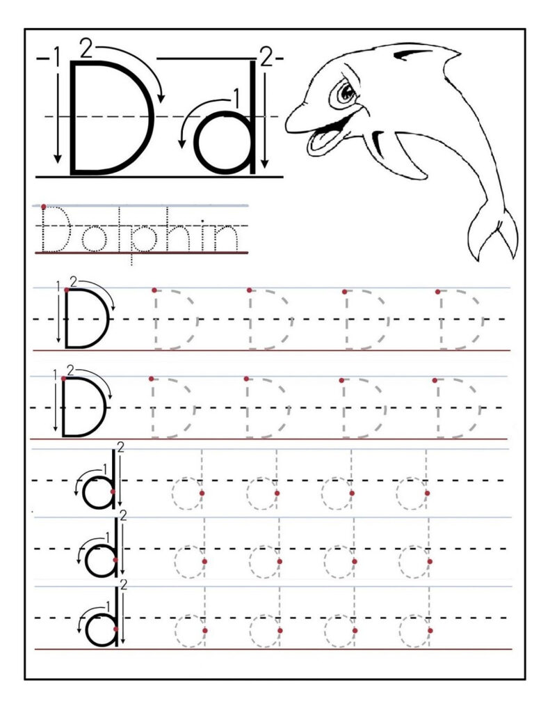 Traceable Letter Worksheets – Kids Learning Activity For I Letter Worksheets