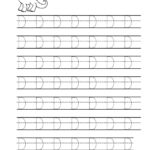 Tracing Letter D Worksheets For Preschool | Letter D Regarding Letter D Worksheets For Pre K