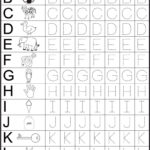 Tracing Letters A M | Preschool Worksheets, Kindergarten With Alphabet Beginners Worksheets