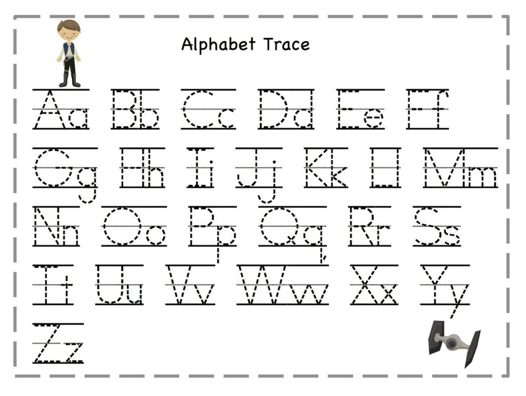 Tracing Letters Worksheet Free Download | Loving Printable Within Alphabet Writing Worksheets Free