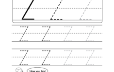 Uppercase Letter Z Tracing Worksheet – Doozy Moo pertaining to Letter Z Worksheets For Kindergarten