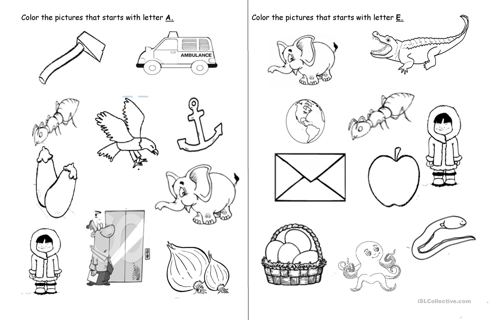 Vowel Letters - English Esl Worksheets intended for Vowel Alphabet Worksheets