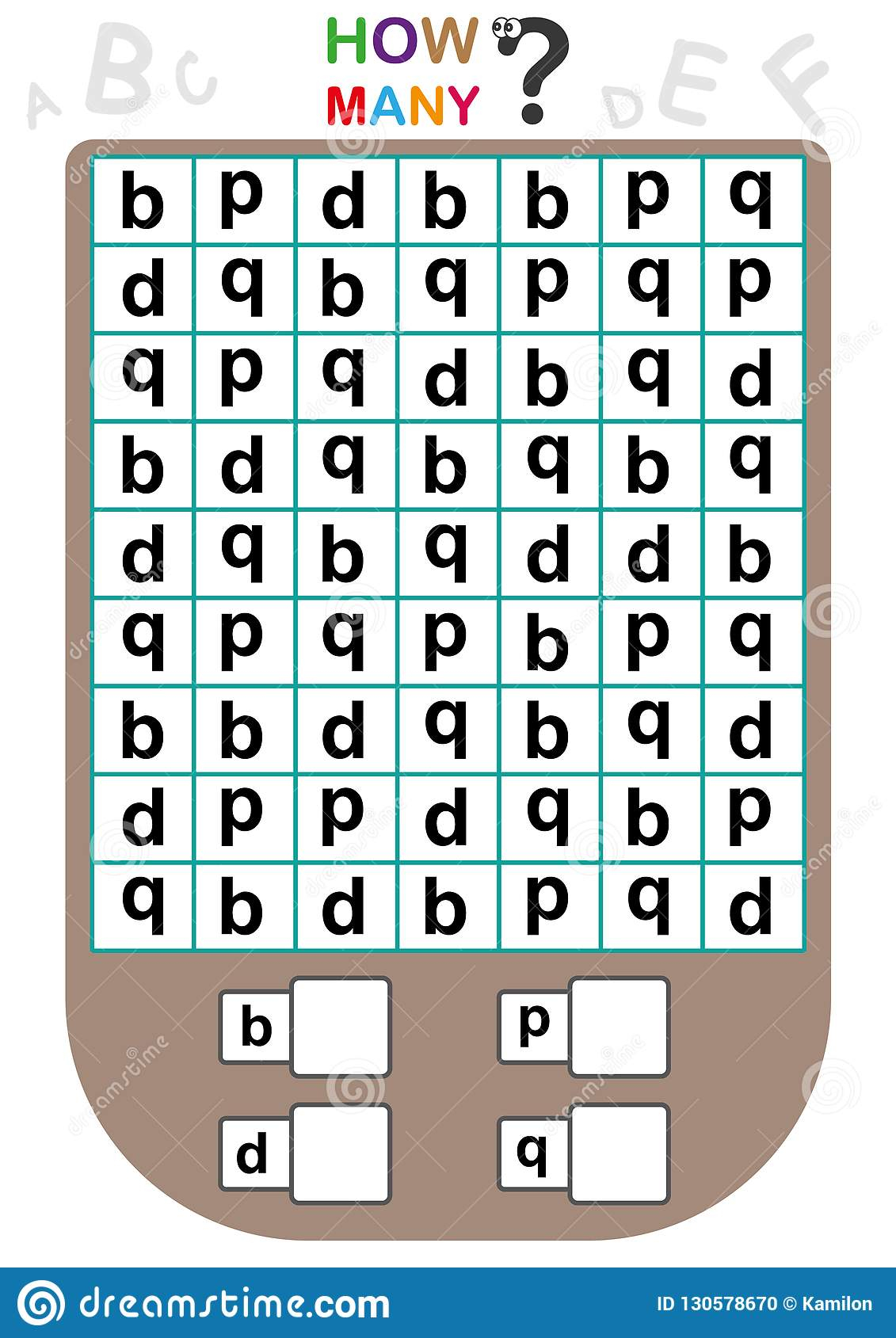 Worksheet For Kids, Count The Number Of Letters, Learn The inside Alphabet Worksheets For Dyslexia