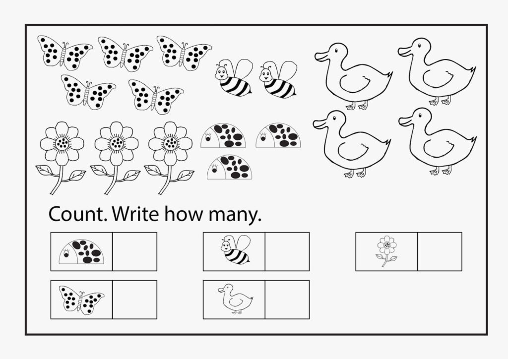 Worksheets For Year Olds Free Printable Alphabet Number Intended For 4 Year Old Alphabet Worksheets