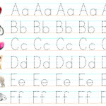 Write The Alphabet Worksheet – Pointeuniform.club Within Alphabet Writing Worksheets Pdf