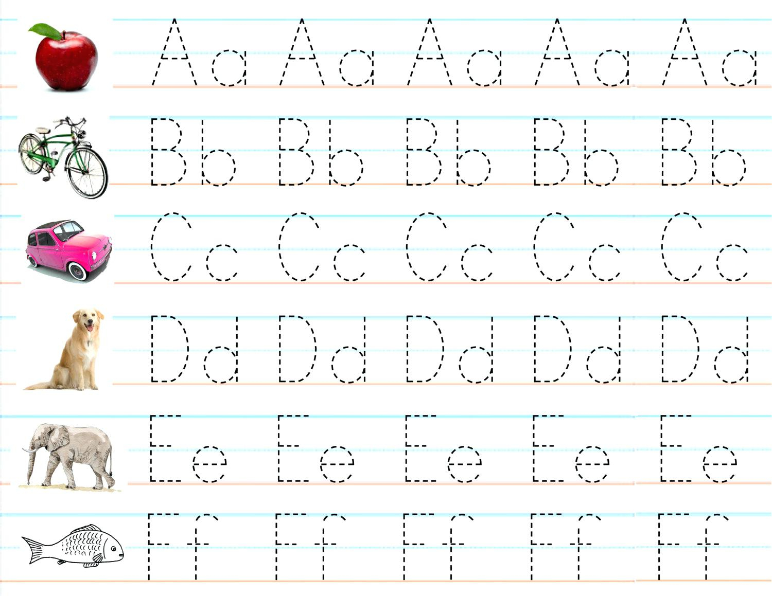 Write The Alphabet Worksheet – Pointeuniform.club within Alphabet Writing Worksheets Pdf