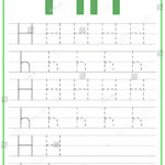 Writing Az Alphabet Exercises Game Kids Stock Vector Inside Alphabet Worksheets H