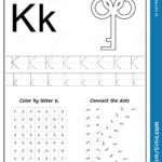 Writing Letter K Worksheet Z Alphabet Kids Worksheets Az For In Letter K Worksheets Printable