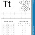 Writing Letter T. Worksheet. Writing A Z, Alphabet Intended For Alphabet Handwriting Worksheets A To Z Free Printables