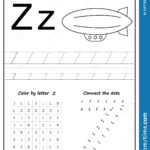 Writing Letter Z. Worksheet. Writing A Z, Alphabet With Letter Z Worksheets Free