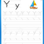 Writing Practice Letter Y Printable Worksheet With Clip Art.. With Letter Y Worksheets Free Printable