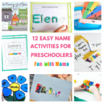 12 Hands On Name Activities For Preschooolers   Fun With Mama With Regard To Name Tracing Powerful Mothering