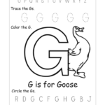15 Images Of Printable Alphabet Letter Worksheets With Regard To Letter G Worksheets For Pre K