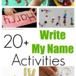 20+ Fun Write My Name Activities For Toddlers And Preschoolers Intended For Name Tracing Powerful Mothering