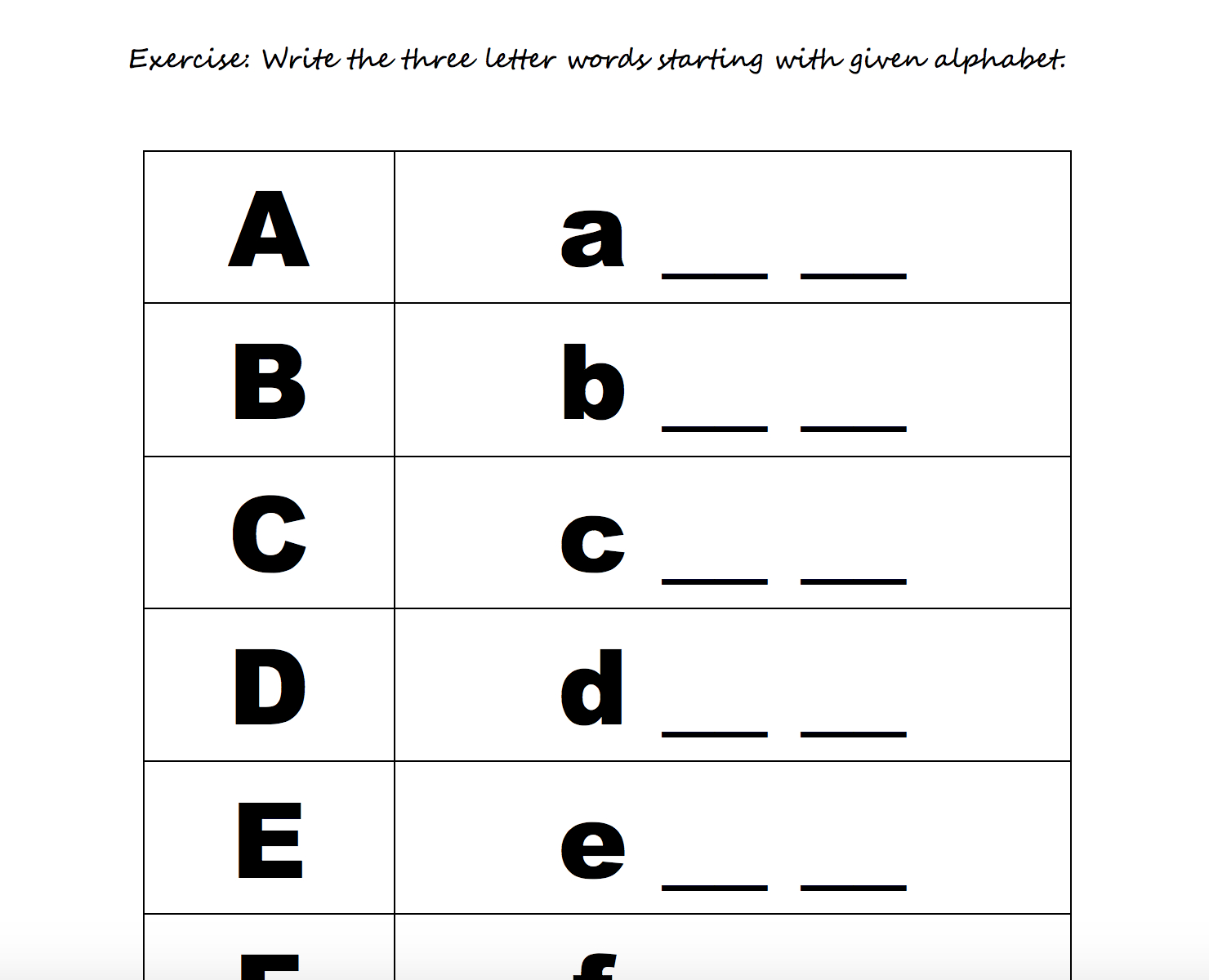 208 Free Alphabet Worksheets inside Alphabet Worksheets Esl Adults