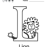 28+ [ L Worksheets ] | Letter L Worksheets For Preschool Within Letter L Worksheets Twisty Noodle