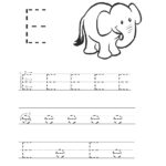 32 Fun Letter E Worksheets | Kittybabylove With Letter E Worksheets For Nursery