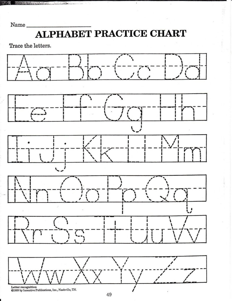 6 Preschool Abc Worksheets – Learning Worksheets Pertaining To Pre K Alphabet Recognition Worksheets