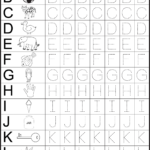 A Worksheet Like This Can Guide Students When Learning How T Intended For Alphabet Tracing Guide