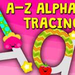 A Z Alphabet Tracing (Uppercase Letters & Lowercase Letters)Kidloland Pertaining To Alphabet Tracing Lowercase Letters